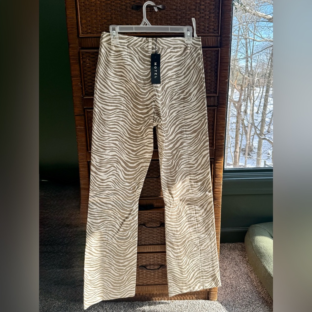 Motel Rocks Tonal Zebra Trousers